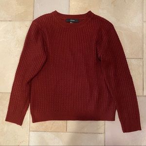 Burgundy sweater